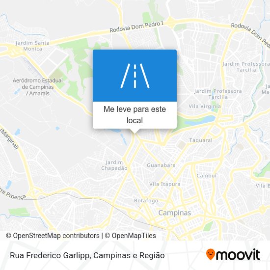 Rua Frederico Garlipp mapa