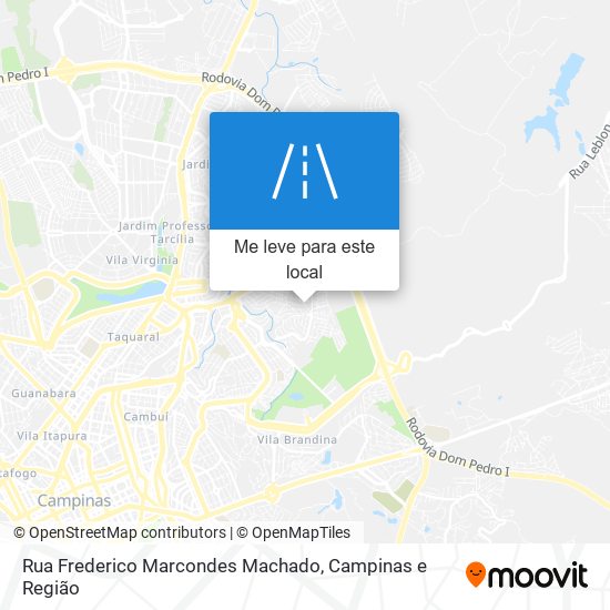 Rua Frederico Marcondes Machado mapa