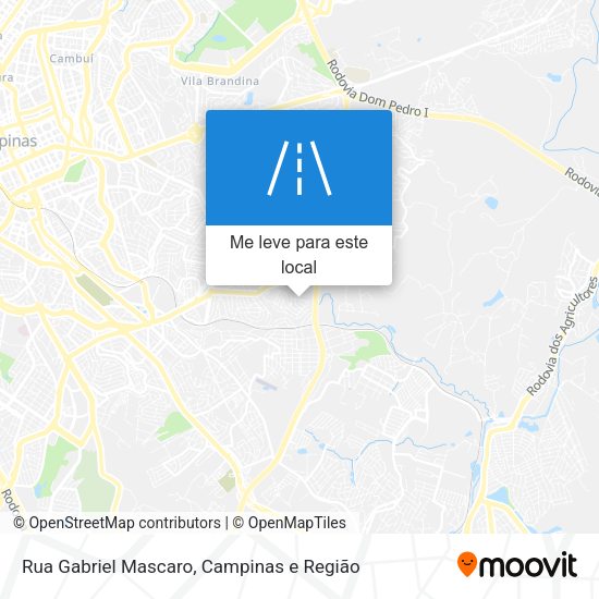 Rua Gabriel Mascaro mapa
