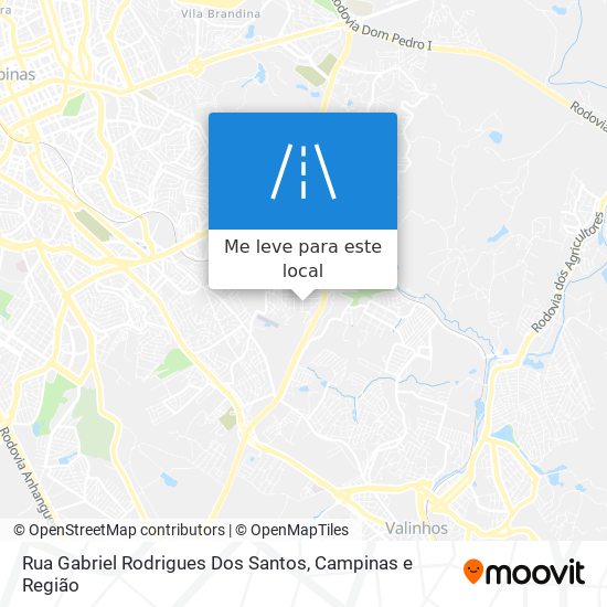 Rua Gabriel Rodrigues Dos Santos mapa