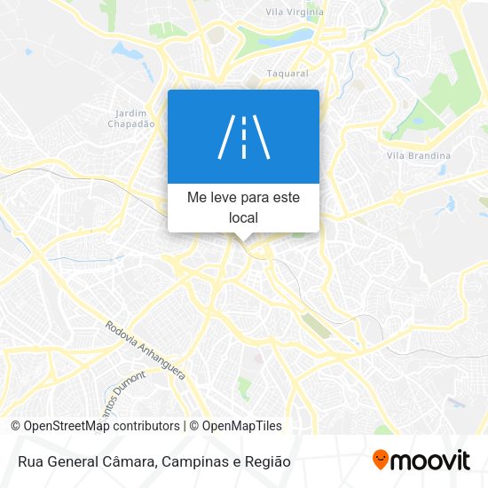 Rua General Câmara mapa