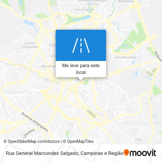 Rua General Marcondes Salgado mapa