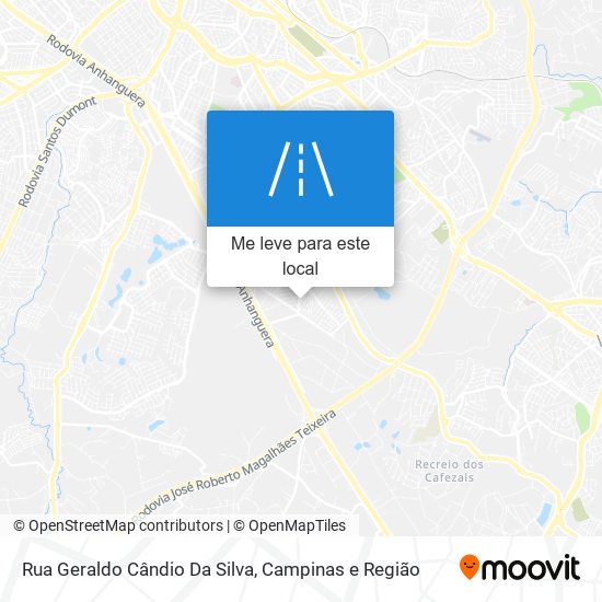 Rua Geraldo Cândio Da Silva mapa