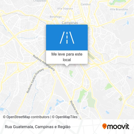 Rua Guatemala mapa