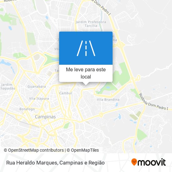 Rua Heraldo Marques mapa