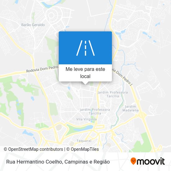 Rua Hermantino Coelho mapa