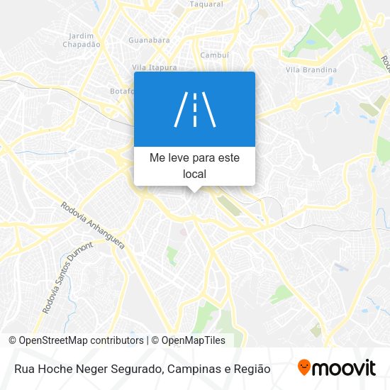 Rua Hoche Neger Segurado mapa