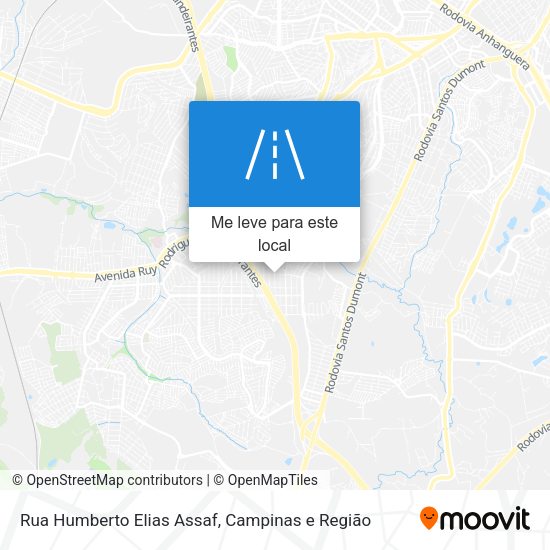 Rua Humberto Elias Assaf mapa