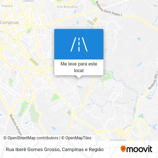 Rua Iberê Gomes Grosso mapa