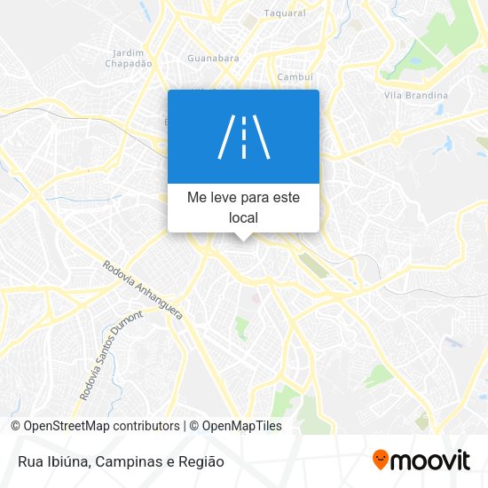 Rua Ibiúna mapa