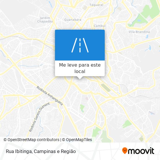 Rua Ibitinga mapa