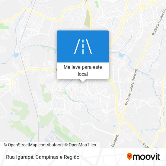 Rua Igarapé mapa