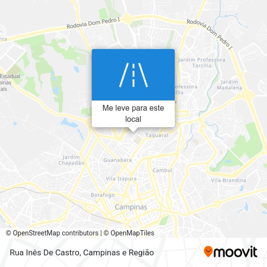 Rua Inês De Castro mapa