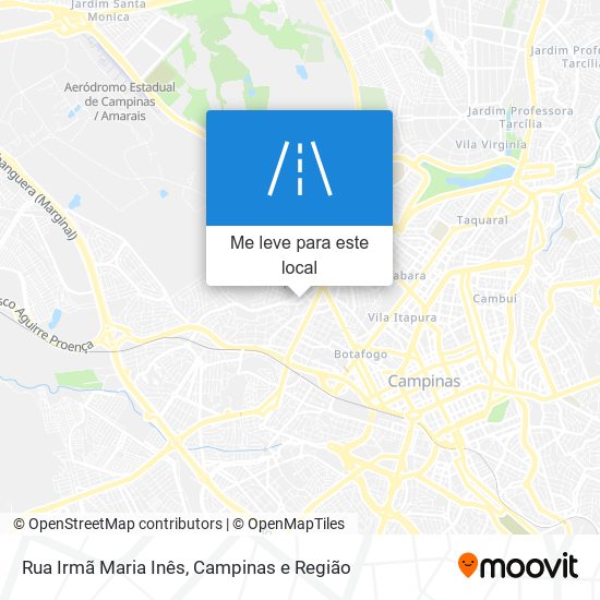 Rua Irmã Maria Inês mapa