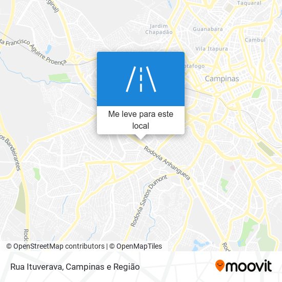 Rua Ituverava mapa