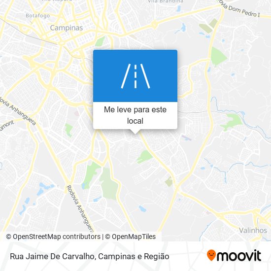 Rua Jaime De Carvalho mapa