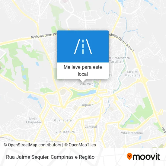 Rua Jaime Sequier mapa