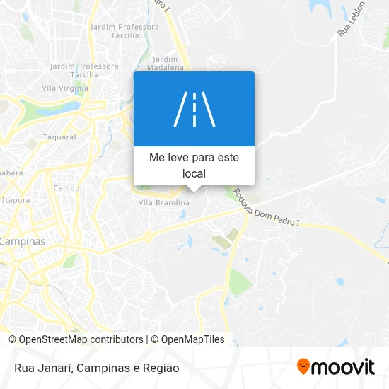 Rua Janari mapa
