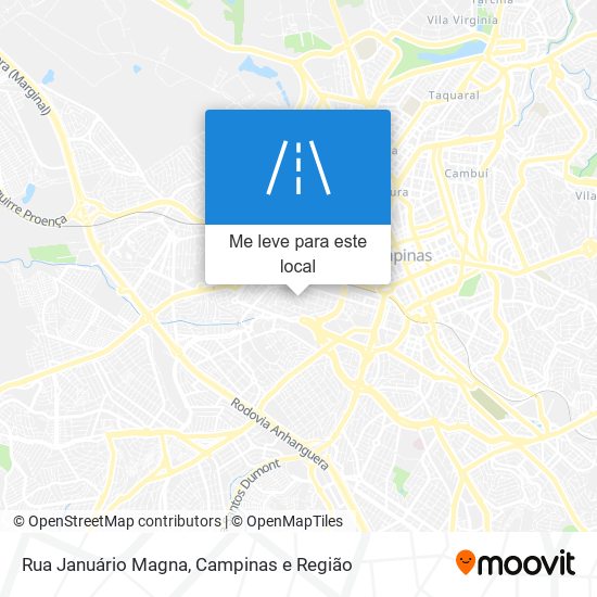 Rua Januário Magna mapa