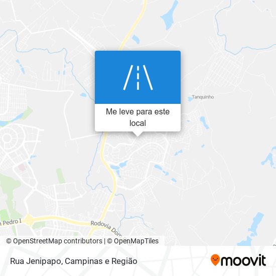 Rua Jenipapo mapa