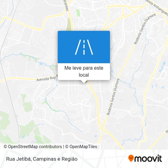 Rua Jetibá mapa