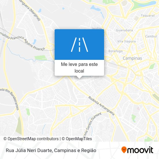 Rua Júlia Neri Duarte mapa