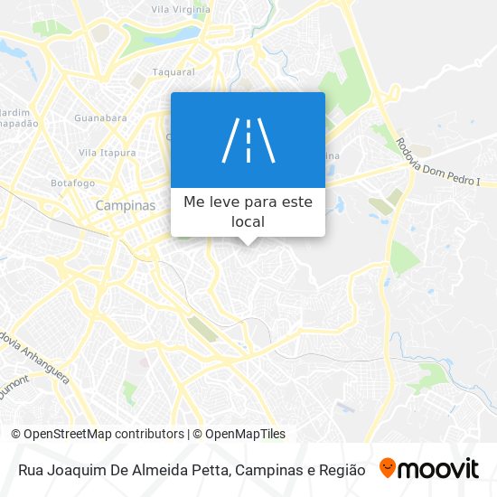 Rua Joaquim De Almeida Petta mapa