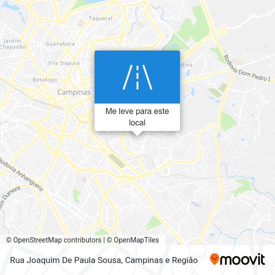 Rua Joaquim De Paula Sousa mapa