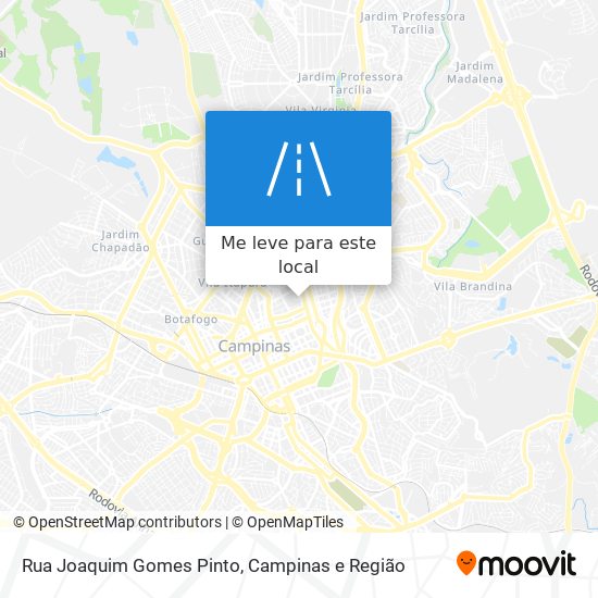 Rua Joaquim Gomes Pinto mapa