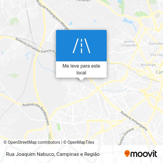 Rua Joaquim Nabuco mapa