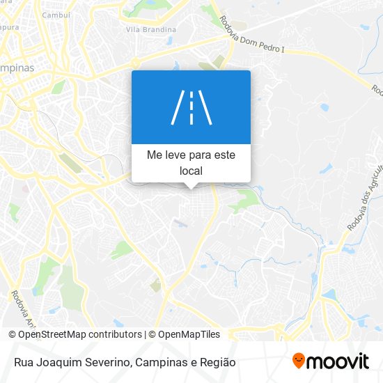 Rua Joaquim Severino mapa