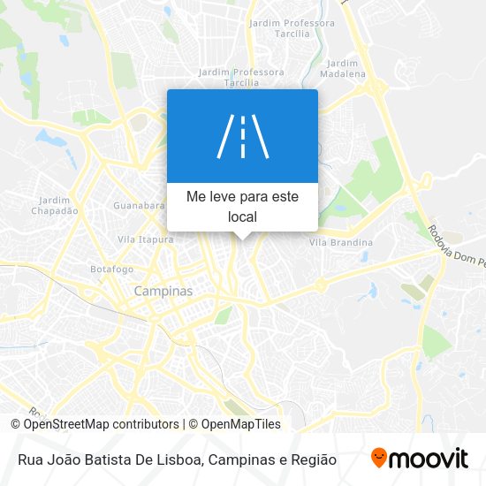 Rua João Batista De Lisboa mapa