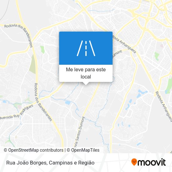 Rua João Borges mapa