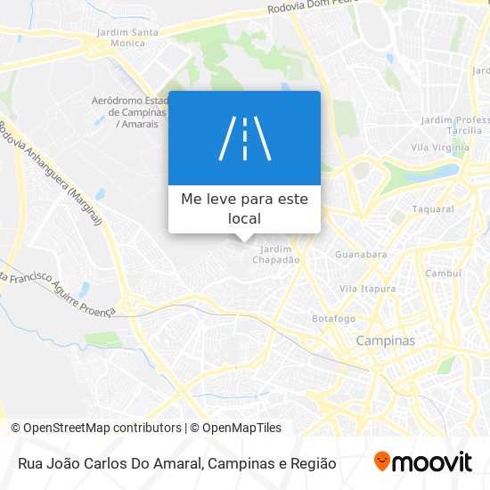 Rua João Carlos Do Amaral mapa