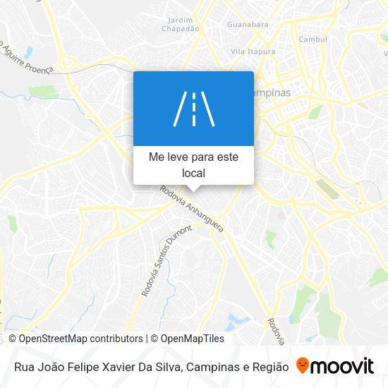 Rua João Felipe Xavier Da Silva mapa