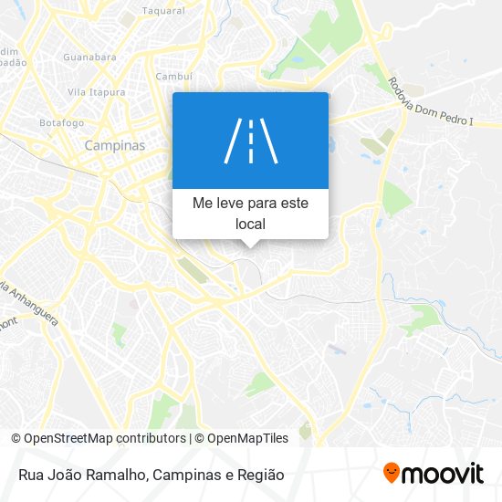 Rua João Ramalho mapa