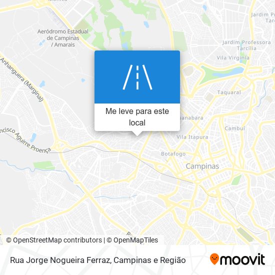 Rua Jorge Nogueira Ferraz mapa