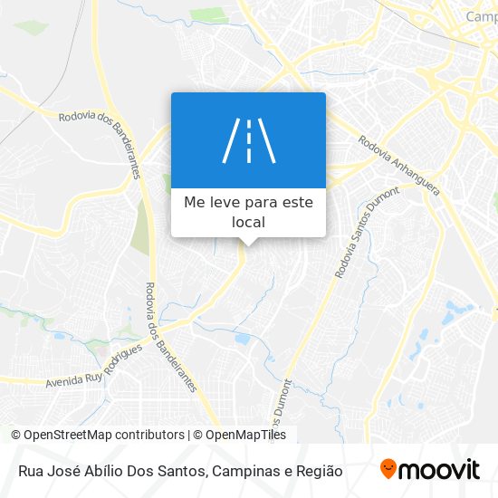 Rua José Abílio Dos Santos mapa