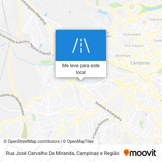 Rua José Carvalho De Miranda mapa