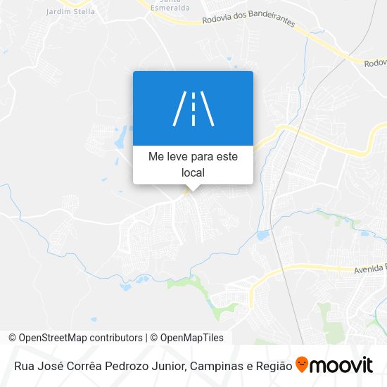 Rua José Corrêa Pedrozo Junior mapa
