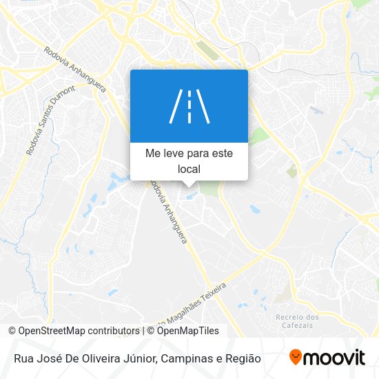 Rua José De Oliveira Júnior mapa