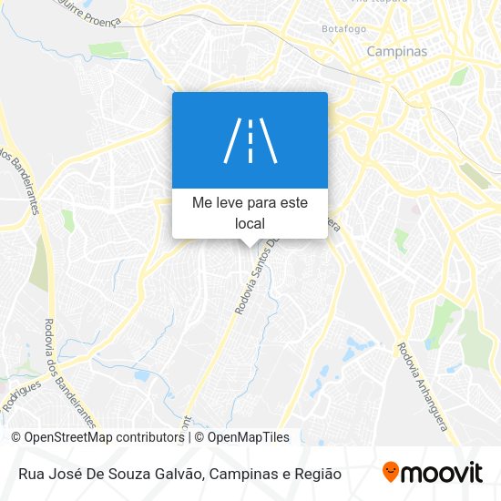 Rua José De Souza Galvão mapa