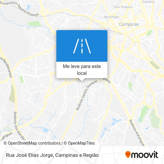 Rua José Elias Jorge mapa