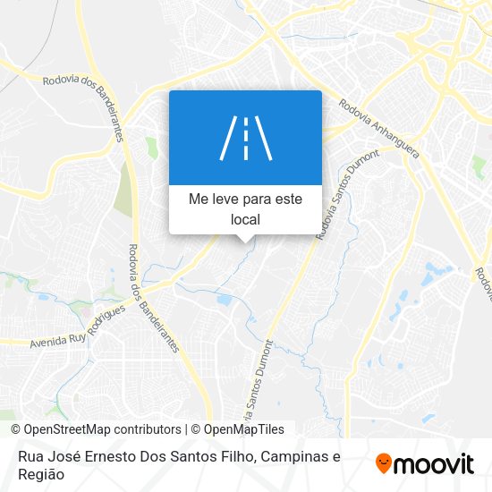 Rua José Ernesto Dos Santos Filho mapa