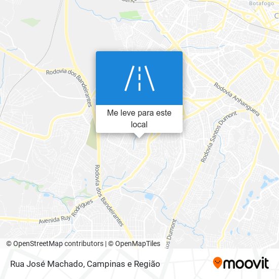 Rua José Machado mapa