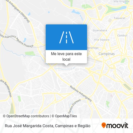 Rua José Margarida Costa mapa