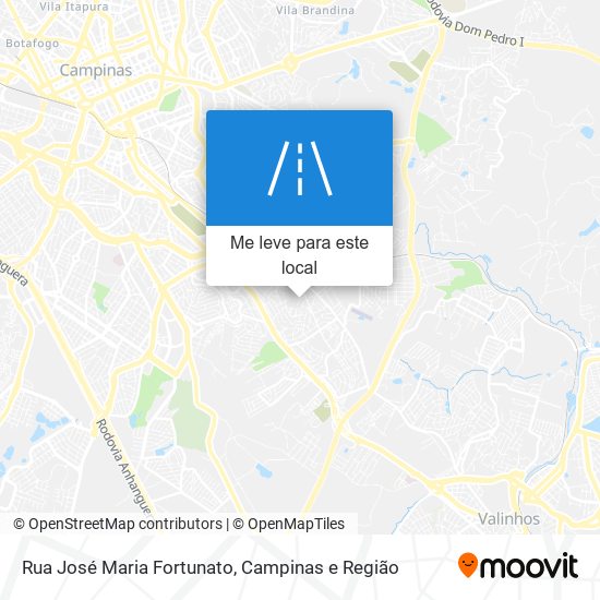 Rua José Maria Fortunato mapa