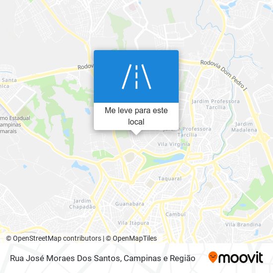 Rua José Moraes Dos Santos mapa