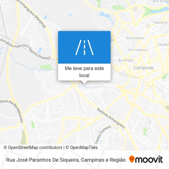Rua José Paranhos De Siqueira mapa