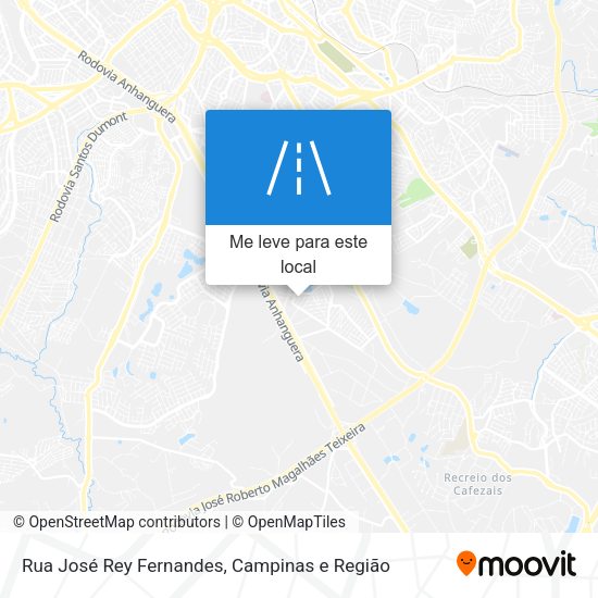Rua José Rey Fernandes mapa